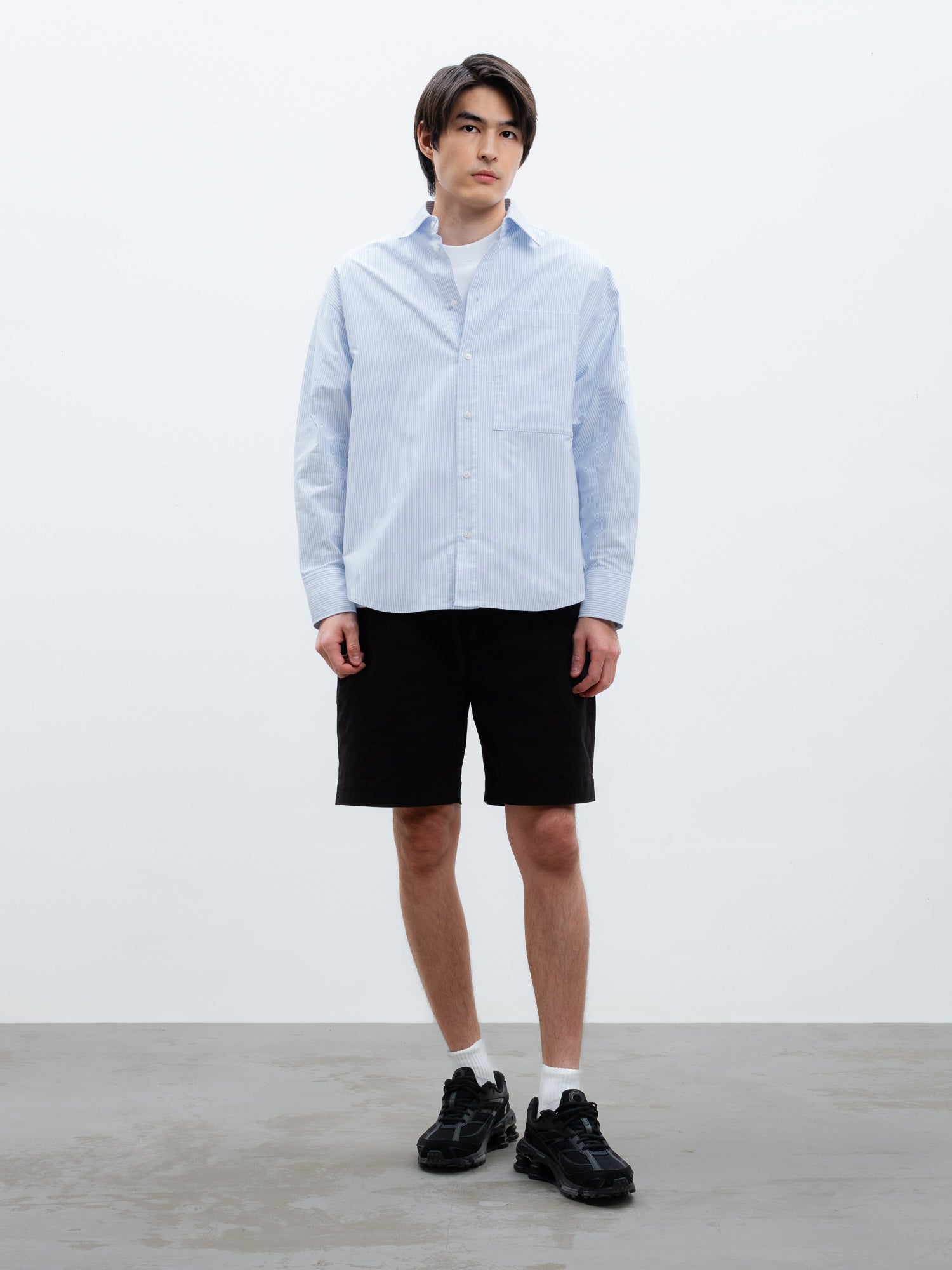 Sero Shirt in Blue Stripe