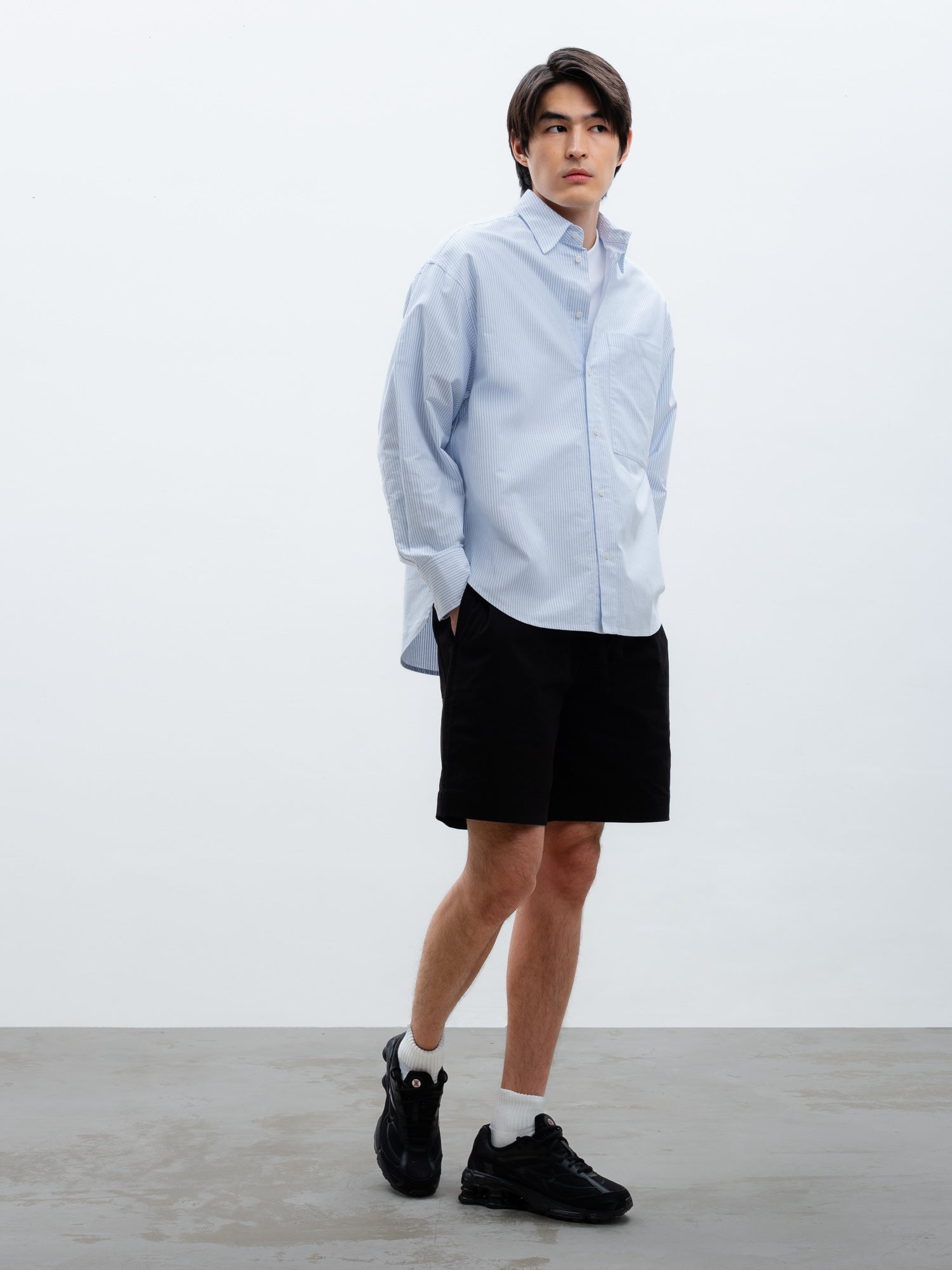 Sero Shirt in Blue Stripe