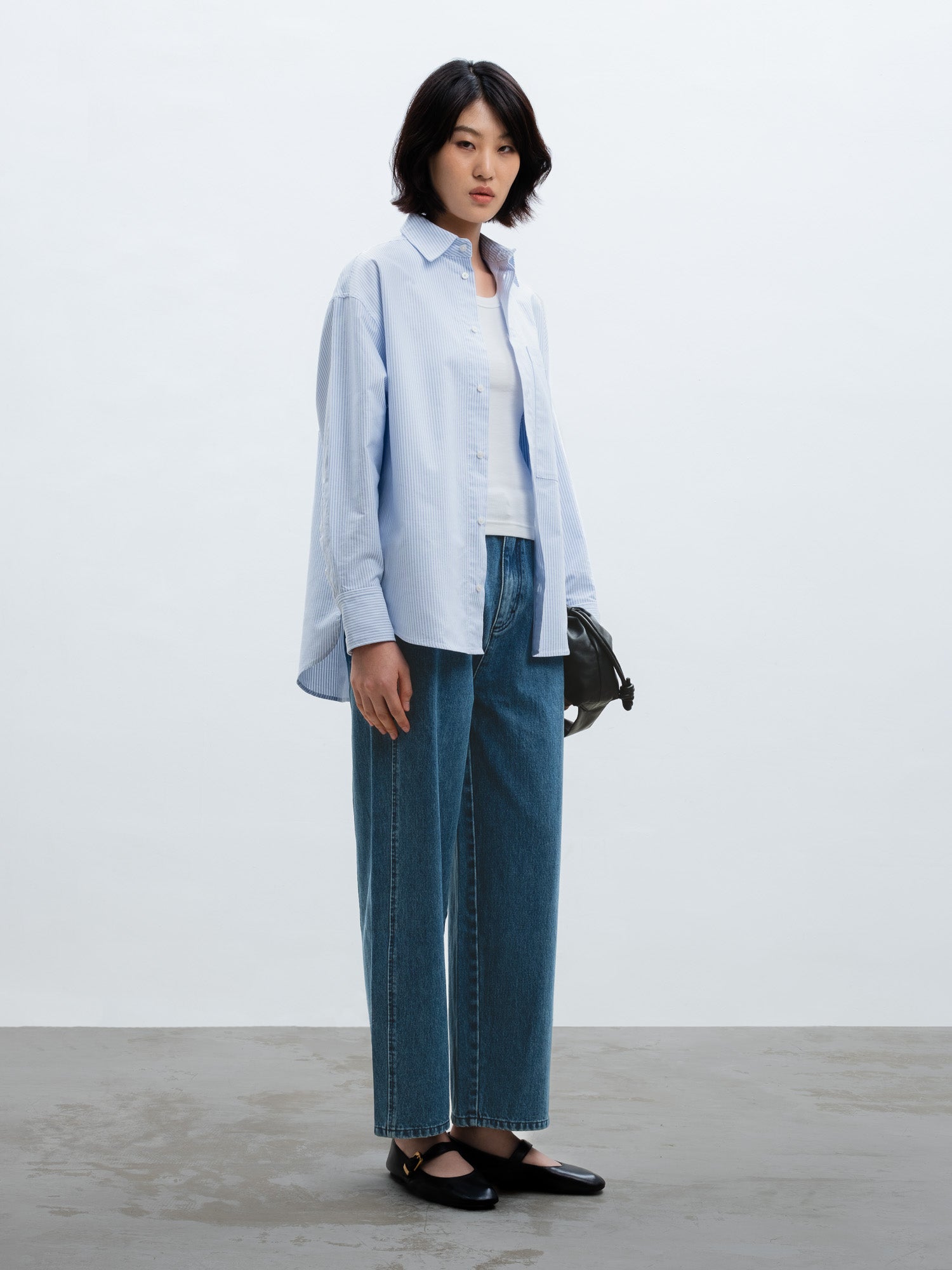 Sero Shirt in Blue Stripe